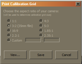Print calibration chart