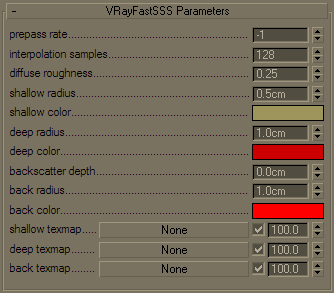 [VRayFastSSS parameters]